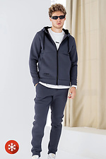Warmer Herren-Trainingsanzug mit Reißverschluss Sport 3 Ash Teamv 8034138 Foto №3