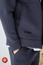 Warmer Herren-Trainingsanzug mit Reißverschluss Sport 3 Ash Teamv 8034138 Foto №4