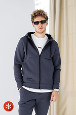 Warmer Herren-Trainingsanzug mit Reißverschluss Sport 3 Ash Teamv 8034138 Foto №7