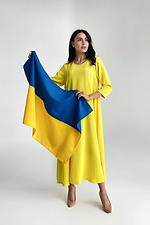Великий синьо-жовтий прапор України розміром 135*90 см GEN 9000138 фото №1