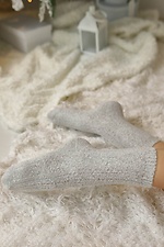 Серые высокие носочки из шерсти мериноса M-SOCKS 2040139 фото №3