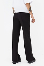 Широкі штани MORISS у спортивному стилі зі стрілками чорного кольору Garne 3042139 фото №5