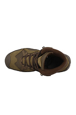 Militärische khakifarbene hohe Stiefel mit Schnürsenkeln VANEDA 4203139 Foto №5