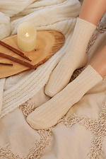 Light colored merino wool socks M-SOCKS 2040140 photo №1