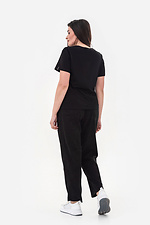 BUBLE-H1 schwarze Hose Garne 3044142 Foto №5