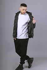 Halbsaison-Steppjacke für Herren in Schwarz Reload 8031142 Foto №4