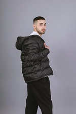 Demi-season quilted jacket for men in black Reload 8031142 photo №6