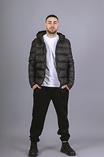 Halbsaison-Steppjacke für Herren in Schwarz Reload 8031142 Foto №7