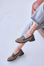 Women's leopard suede shoes  4206143 photo №2