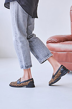 Women's leopard suede shoes  4206143 photo №4