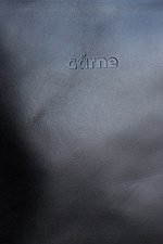 Жіноча шкіряна сумка крос-боді чорного кольору Garne 3300144 фото №5