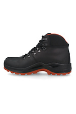 Black men's thermal shoes on a membrane made of genuine leather Scooter 4203144 photo №3