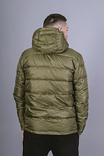 Демисезонная стеганная куртка для мужчин в зеленом цвете VDLK 8031144 фото №5