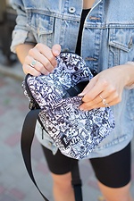Printed messenger with wide shoulder strap Without 8048144 photo №4