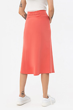RUTH skirt with front closure, A-line, coral Garne 3042145 photo №5