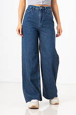 Blue High Rise Flare Jeans  4009146 photo №6
