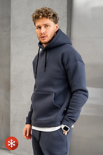 Warmer Herren-Kapuzenpullover Base 3 Ash Blue Teamv 8034146 Foto №4