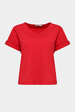 JULIANNA2 Basic-T-Shirt aus Baumwolle mit Bündchen an den Ärmeln Garne 3040147 Foto №9