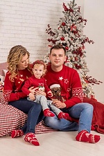 Familienset Weihnachtssocken mit Hirsch (3 Paar) M-SOCKS 2040148 Foto №2