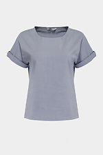 JULIANNA2 Basic-T-Shirt aus Baumwolle mit Bündchen an den Ärmeln Garne 3040148 Foto №9