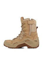Military khaki high boots with laces Scooter 4203148 photo №3