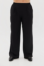 Прямые класические штаны черного цвета Garne 3041149 фото №8