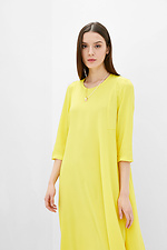 Жовта сукня трапеція BRIANA із половинчастими рукавами Garne 3038150 фото №2