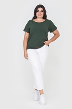 JULIANNA2 Basic-T-Shirt aus Baumwolle mit Bündchen an den Ärmeln Garne 3040150 Foto №2