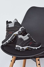 Зимові підліткові черевики у спортивному стилі для хлопчика  8019150 фото №4