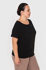 JULIANNA2 Basic-T-Shirt aus Baumwolle mit Bündchen an den Ärmeln Garne 3040151 Foto №3