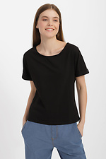 JULIANNA2 Basic-T-Shirt aus Baumwolle mit Bündchen an den Ärmeln Garne 3040151 Foto №6