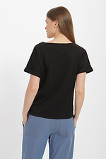 JULIANNA2 Basic-T-Shirt aus Baumwolle mit Bündchen an den Ärmeln Garne 3040151 Foto №8