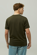 Чоловіча бавовняна футболка з патріотичним принтом GEN 9000151 фото №3