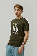 Herren-T-Shirt aus Baumwolle mit patriotischem Aufdruck GEN 9000152 Foto №2