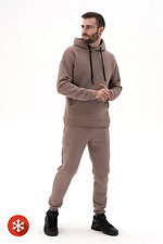 Men's Warm Sports Suit Classic 3 Mocha Teamv 8034153 photo №4