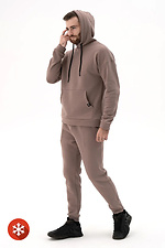Men's Warm Sports Suit Classic 3 Mocha Teamv 8034153 photo №5