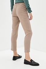 Classic straight trousers 1207 high waist beige Garne 3037155 photo №3