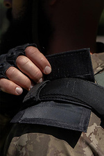 Военная тактическая плитоноска НАТО черного цвета ТУР 8037157 фото №4