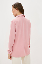 Классическая розовая рубашка KAELI на пуговицах с длинными рукавами Garne 3038158 фото №3