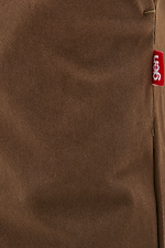 Прямые коттоновые шорты до колен на затяжках GEN 8000158 фото №5