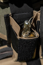 Военный тактический подсумок двойной под гранату в черном цвете ТУР 8037158 фото №3