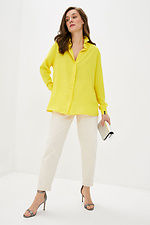 Классическая желтая рубашка KAELI на пуговицах с длинными рукавами Garne 3038159 фото №2