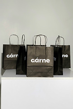 Black gift bag with branded logo Garne 7770159 photo №2