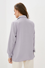 Классическая серая рубашка KAELI на пуговицах с длинными рукавами Garne 3038160 фото №3