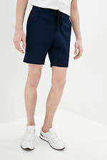 Knee-length straight cotton shorts with drawstrings GEN 8000160 photo №1