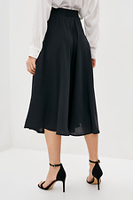 Клешная черная юбка DAIRE длиной ниже колен Garne 3038161 фото №3