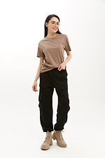 Трикотажные штаны джоггеры GRET с большими карманами и манжетами Garne 3040161 фото №2