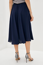 Клешная синяя юбка DAIRE длиной ниже колен Garne 3038162 фото №3