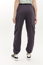 Трикотажні штани джоггери GRET з великими кишенями та манжетами Garne 3040162 фото №5