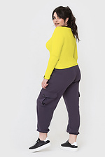 Трикотажные штаны джоггеры GRET с большими карманами и манжетами Garne 3040162 фото №8